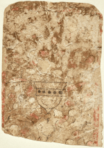 Fragment 1 av et egyptisk spillkort fra Kairo (Egypt), tidlig på 1200-tallet; oppbevares i dag ved Dallas Museum of Art, Keir Collection. © 2021 Dallas Museum of Art.